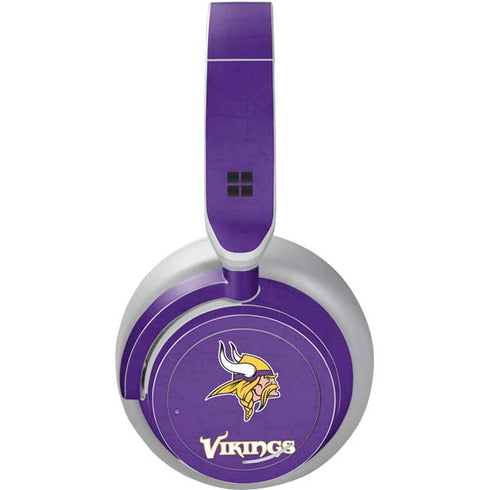 NFL Minnesota Vikings Distressed Surface Headphones Skin